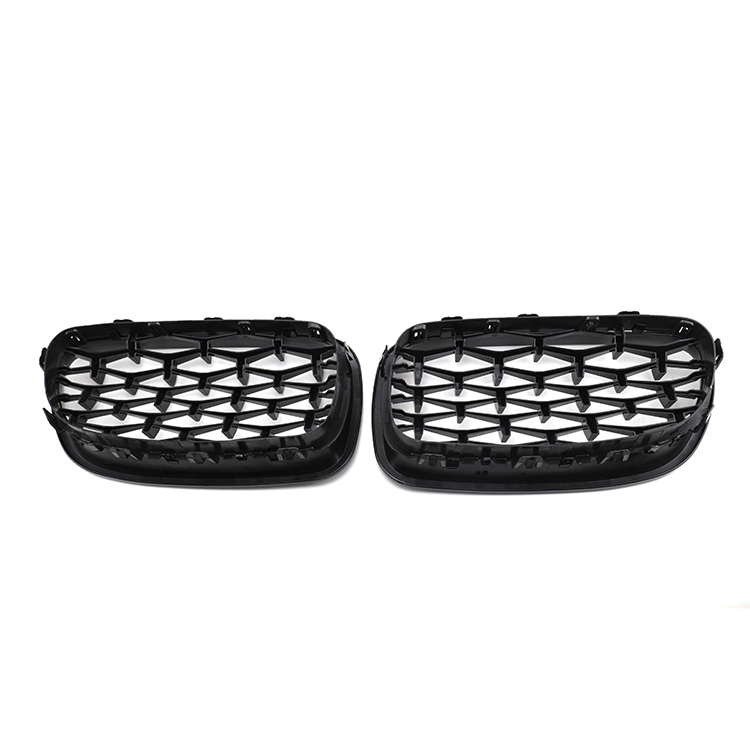 Automotive Accessories Diamond Black Front Bumper Mesh Radiator Grille Car Front Grille Fit for BMW Series 5 F10 2010-2017,www.hongyangcorp.com,Automotive Accessories Diamond Black Front Bumper Mesh Radiator Grille Car Front Grille Fit for BMW Series 5 F10 2010-2017