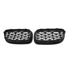 Automotive Accessories Diamond Black Front Bumper Mesh Radiator Grille Car Front Grille Fit for BMW Series 5 F10 2010-2017,www.hongyangcorp.com,Automotive Accessories Diamond Black Front Bumper Mesh Radiator Grille Car Front Grille Fit for BMW Series 5 F10 2010-2017