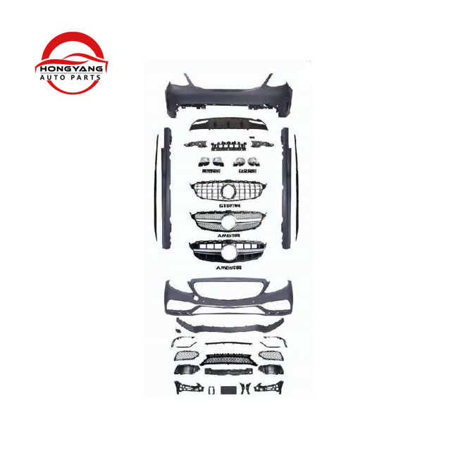 Car Modification Parts Front Bumpers Side Skirts Body Kit for Mercedes Benz W205 Upgrade to C63 AMG Auto Parts,www.hongyangcorp.com,Car Modification Parts Front Bumpers Side Skirts Body Kit for Mercedes Benz W205 Upgrade to C63 AMG Auto Parts