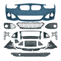 Vehicle Spare Parts Car Bodykit Front Bumper Assy for BMW 1 Series F20 Modified to M-Tech 2015-2018 With Fog Lamp Hole Style,www.hongyangcorp.com,Vehicle Spare Parts Car Bodykit Front Bumper Assy for BMW 1 Series F20 Modified to M-Tech 2015-2018 With Fog Lamp Hole Style