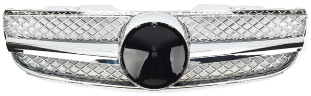 Vehicle Spare Parts Car Grille for Benz SL R230 AMG Style Chrome Black Silver,www.hongyangcorp.com,Vehicle Spare Parts Car Grille for Benz SL R230 AMG Style Chrome Black Silver