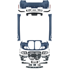Auto Spare Parts Car Bodykit Front Bumper Grille for BMW 3Series G20 G28 Modified to M3 1:1 2019-2024 No Need Changed Lamp Style