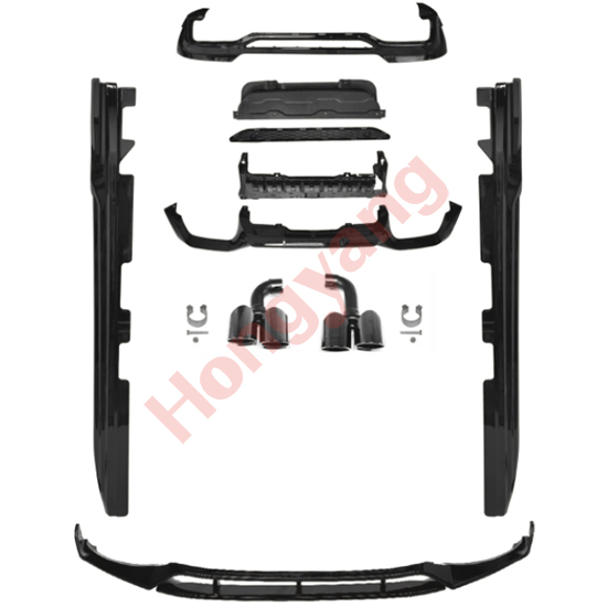 Car Auto Spare Parts Grille Front Lip Spoiler Bodykit for BMW X4 Series G02 Modified to Black Samurai 2018-2021,www.hongyangcorp.com,Car Auto Spare Parts Grille Front Lip Spoiler Bodykit for BMW X4 Series G02 Modified to Black Samurai 2018-2021