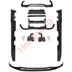 Car Auto Spare Parts Grille Front Lip Spoiler Bodykit for BMW X4 Series G02 Modified to Black Samurai 2018-2021,www.hongyangcorp.com,Car Auto Spare Parts Grille Front Lip Spoiler Bodykit for BMW X4 Series G02 Modified to Black Samurai 2018-2021