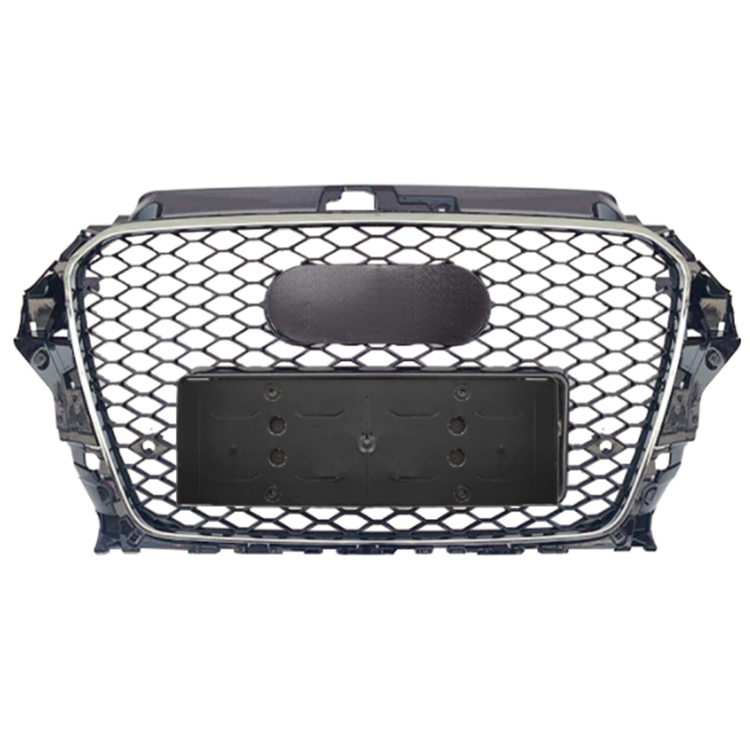 Car Auto Spare Parts Bodykit Grille for Audi A3 Upgrade to RS3 Silver 2014 2015 2016,www.hongyangcorp.com,Car Auto Spare Parts Bodykit Grille for Audi A3 Upgrade to RS3 Silver 2014 2015 2016