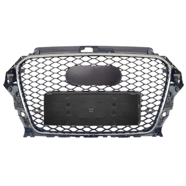 Car Auto Spare Parts Bodykit Grille for Audi A3 Upgrade to RS3 Silver 2014 2015 2016,www.hongyangcorp.com,Car Auto Spare Parts Bodykit Grille for Audi A3 Upgrade to RS3 Silver 2014 2015 2016