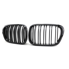 Car Parts Kit Carbon Look Dual Slat Front Bumper Mesh Shutter Grille Car Front Grille Fit for BMW Series 5 E39 2002-2004,www.hongyangcorp.com,Car Parts Kit Carbon Look Dual Slat Front Bumper Mesh Shutter Grille Car Front Grille Fit for BMW Series 5 E39 2002-2004