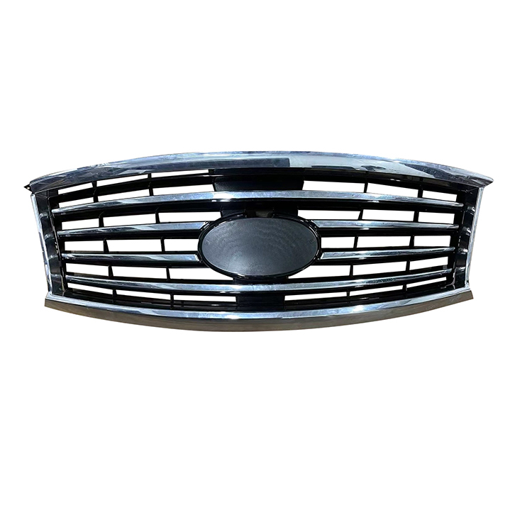 Front Bumper Upper Car Front Bumper Grill for Infiniti JX35 2013 QX60 2014-2017 Chrome W/Camera 62310-3JA0A 62310-3JA0B
