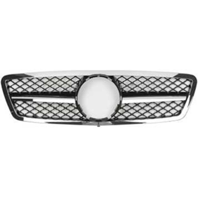 OEM Custom Car Decoration Accessories AMG Black/ Silver Chrome Car Front Bumper Grille for Mercedes Benz Class C W203 2000-2006,www.hongyangcorp.com,OEM Custom Car Decoration Accessories AMG Black/ Silver Chrome Car Front Bumper Grille for Mercedes Benz Class C W203 2000-2006