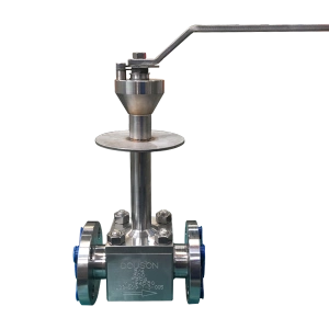 HEVC cryogenic top-entry ball valve