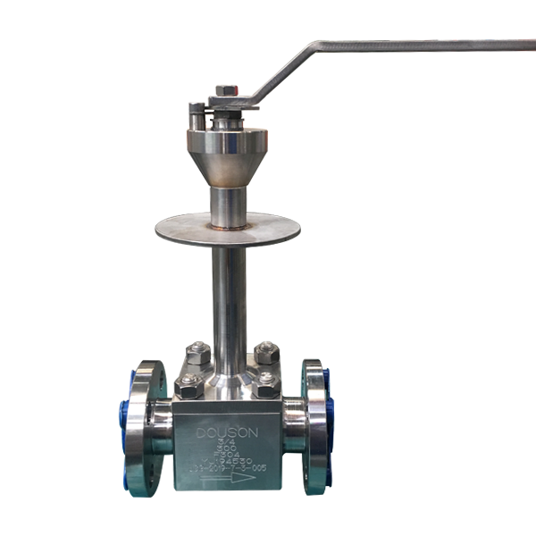 cryogenic top-entry ball valve for LNG