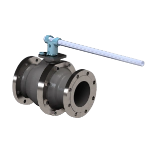 Cast steel floating ball valve