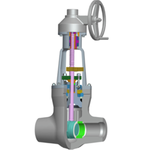 HEVC high-pressure gate valve for power generation service