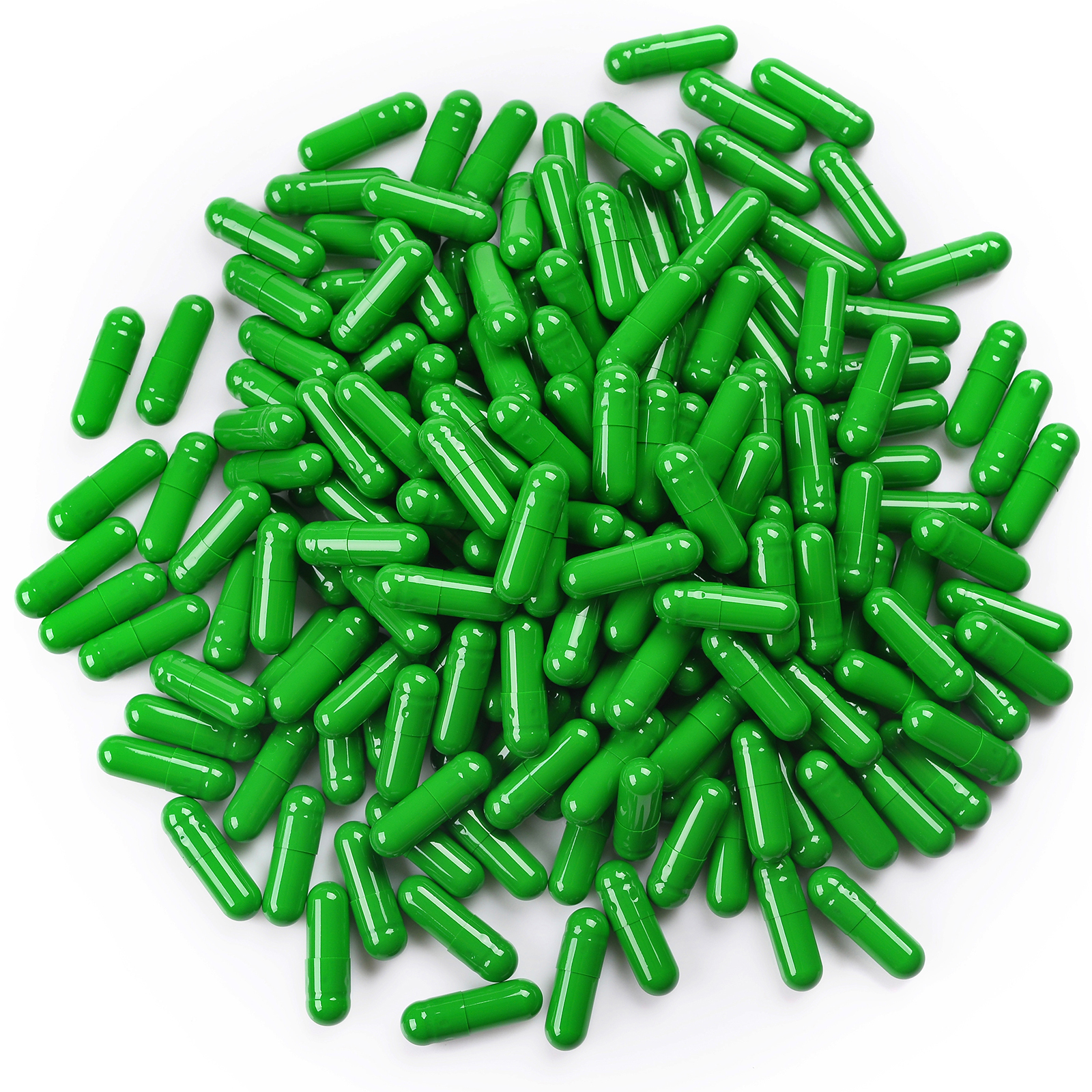 Gelatin empty capsules (green),MY SHOP,Gelatin empty capsules (green)
