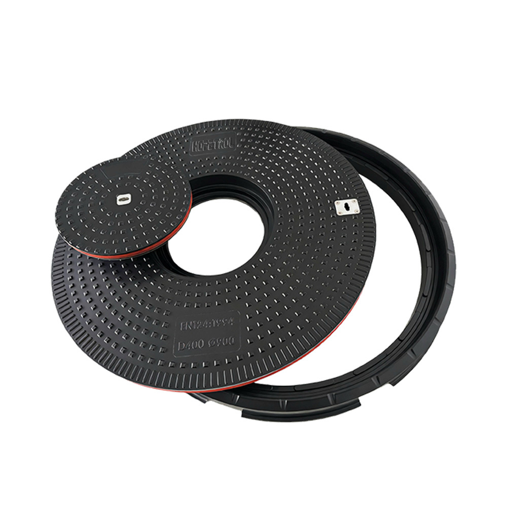 CIRCLE COMPOSITE MANHOLE COVER WITH INSPECTION COVER,Hopetrol,CIRCLE COMPOSITE MANHOLE COVER WITH INSPECTION COVER