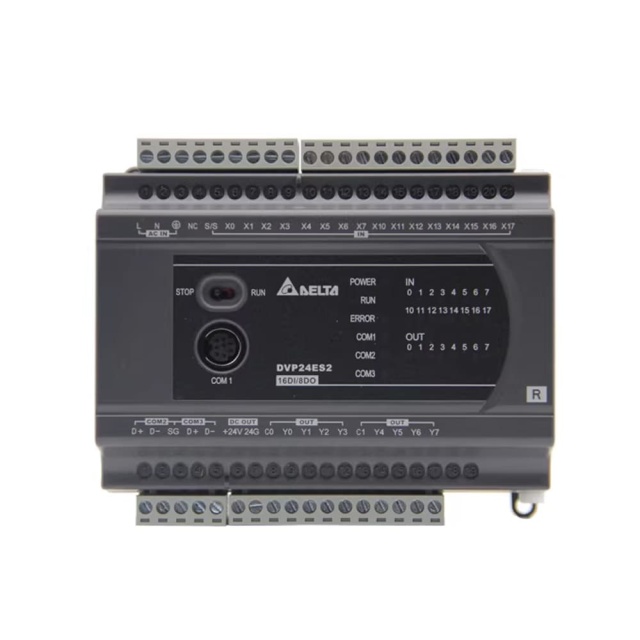 Delta DVP24ES200R DVP-ES2 Series PLC 24-Point Relay Output Module,MY SHOP,Delta DVP24ES200R DVP-ES2 Series 24 Point Relay Output PLC Controller