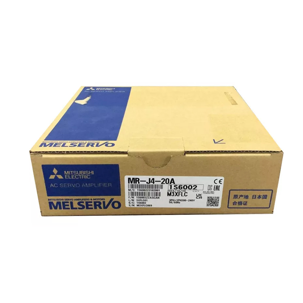Mitsubishi MR-J4-20A 0.2kW AC Servo Drive,Industrial Automation Products - PLC, Drives & Controls,Mitsubishi MR-J4-20A 0.2kW Servo Drive | Mitsubishi Servo Drive Supplier