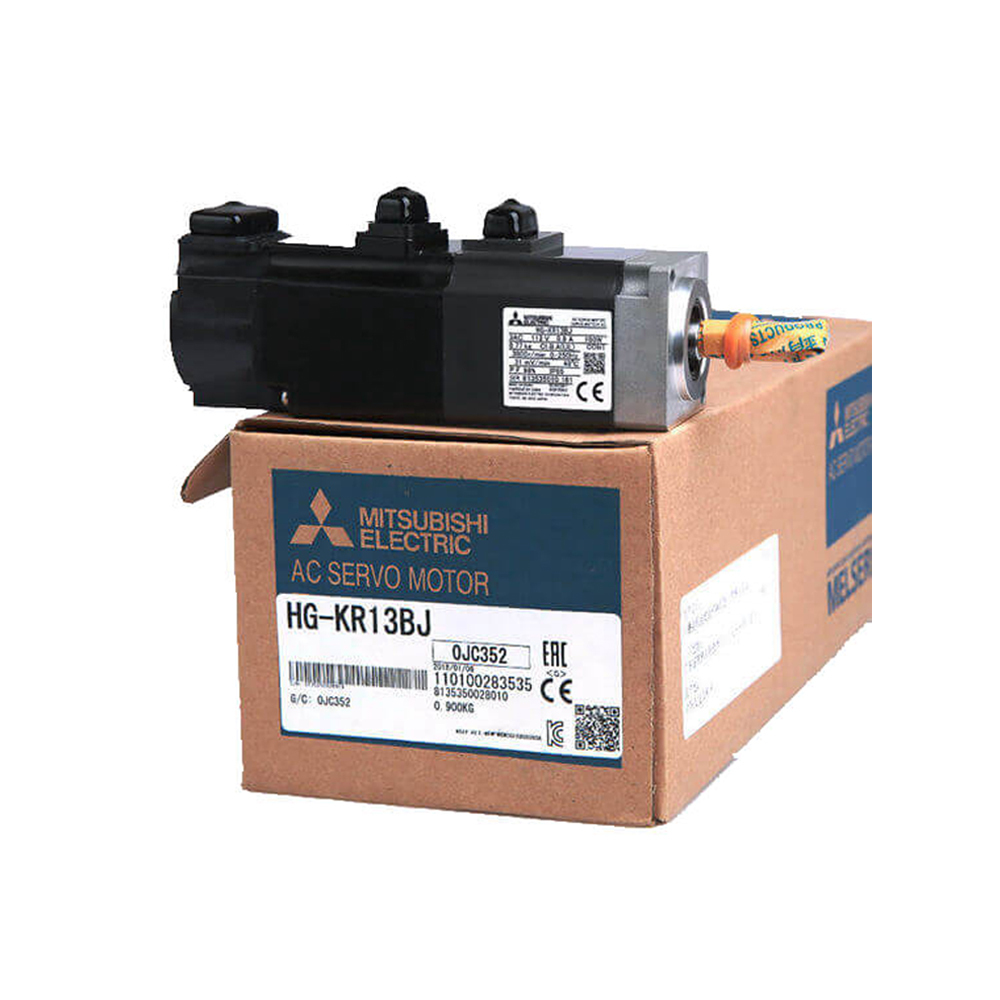 Mitsubishi HG-KR13BJ 0.1kW Low Inertia Servo Motor With Brake,Industrial Automation Products - PLC, Drives & Controls,HG-KR13BJ 0.1kW Brake Servo Motor | Mitsubishi Supplier