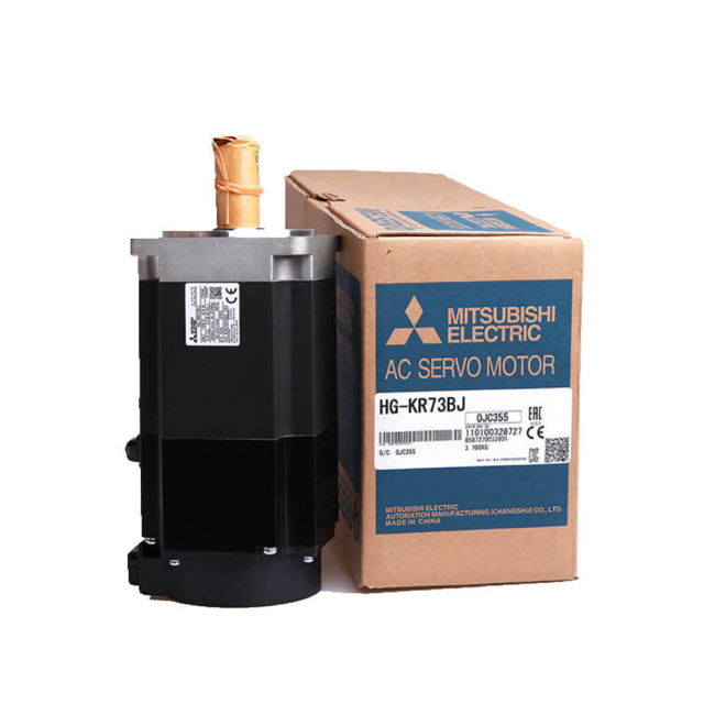 Mitsubishi HG-KR73BJ 0.75kW Low Inertia Servo Motor With Brake,Industrial Automation Products - PLC, Drives & Controls,HG-KR73BJ 0.75kW Brake Servo Motor | Mitsubishi Supplier