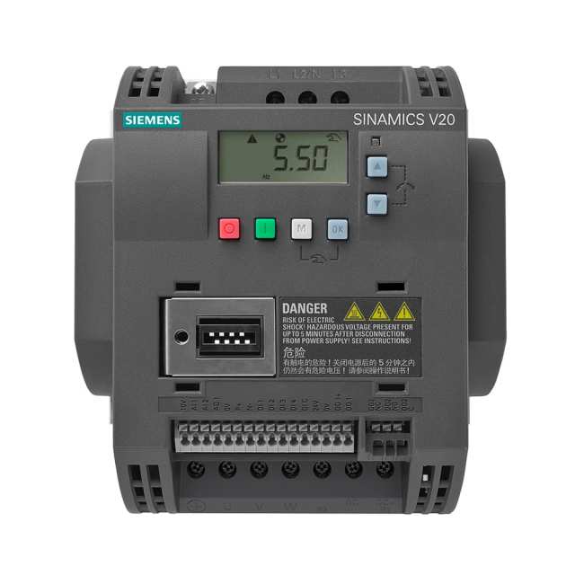 Siemens 6SL3210-5BE17-5UV1 V20 0.75kW Compact Frequency Inverter,Industrial Automation Products - PLC, Drives & Controls,6SL3210-5BE17-5UV1 0.75kW Inverter | Siemens V20 Supplier