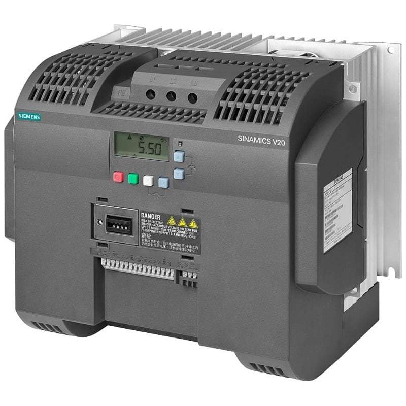 Siemens 6SL3210-5BE31-5UV0 V20 15kW Compact Frequency Inverter,Industrial Automation Products - PLC, Drives & Controls,6SL3210-5BE31-5UV0 15kW Inverter | Siemens V20 Supplier