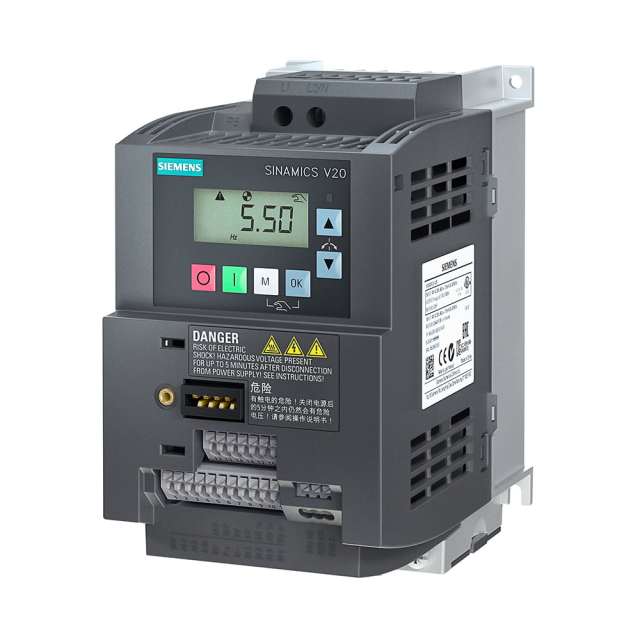 Siemens 6SL3210-5BB21-5UV1 V20 1.5kW Single-Phase Compact Frequency Inverter,Industrial Automation Products - PLC, Drives & Controls,6SL3210-5BB21-5UV1 1.5kW Inverter | Siemens V20 Supplier