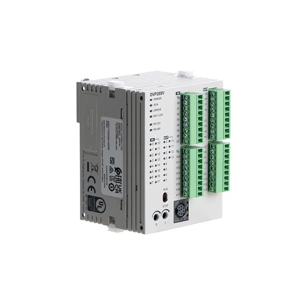 Delta DVP28SV11R2 DVP-SV2 Series 28 Points High Speed Slim PLC Controller,Industrial Automation Products - PLC, Drives & Controls,DVP28SV11R2 High Speed Slim PLC | Delta Automation Supplier
