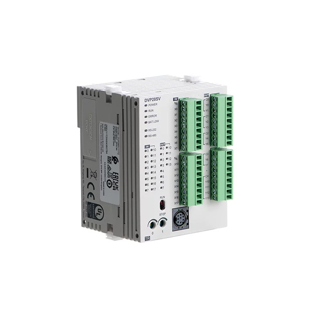 Delta DVP28SV11T2 DVP-SV2 Series 28 Points High-Speed Slim PLC Controller,Industrial Automation Products - PLC, Drives & Controls,DVP28SV11T2 High Speed Motion PLC | Delta Automation Supplier