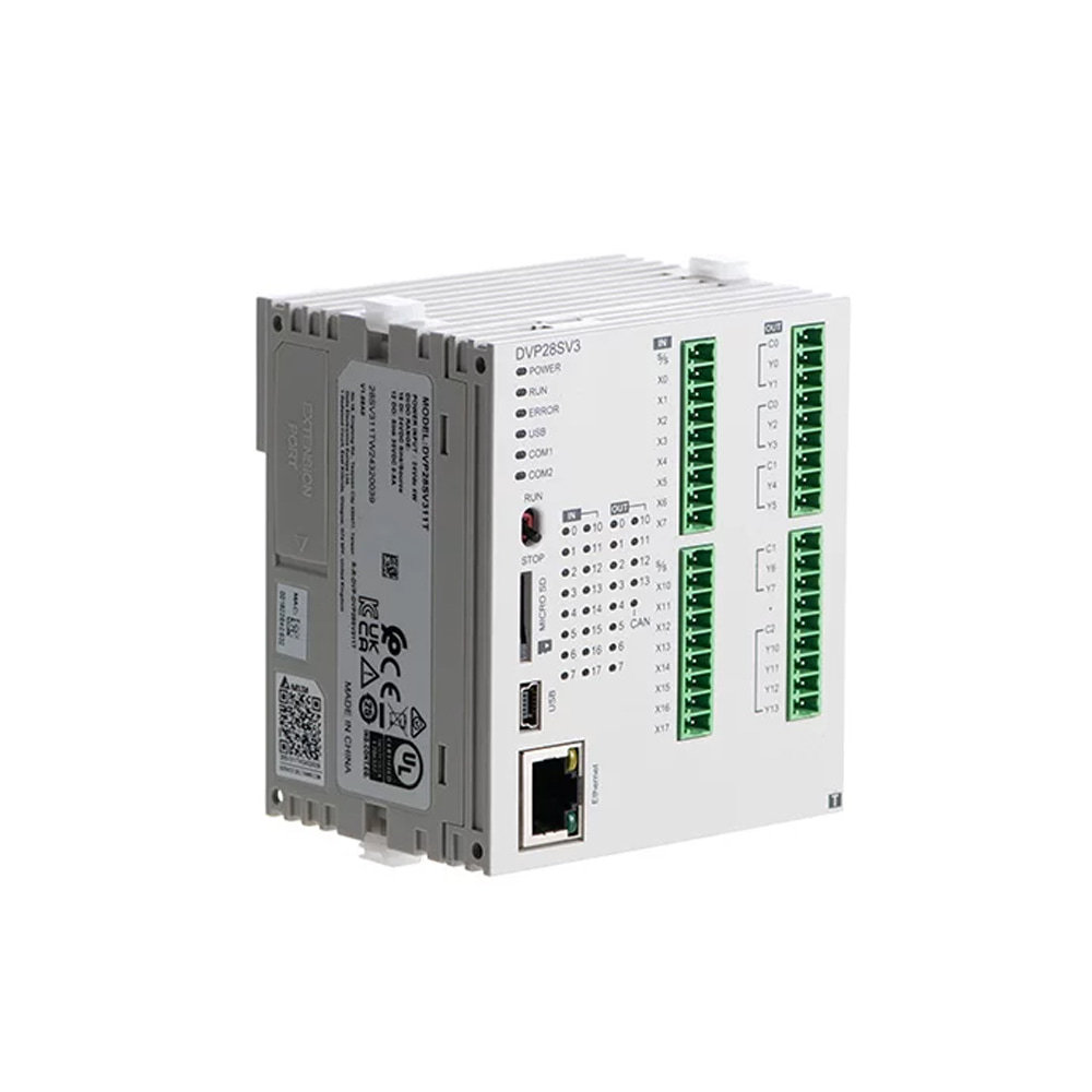 Delta DVP28SV311T DVP-SV3 Series 28 Points High-Speed Slim PLC Controller,Industrial Automation Products - PLC, Drives & Controls,DVP28SV311T High Speed Motion PLC | Delta Automation Supplier