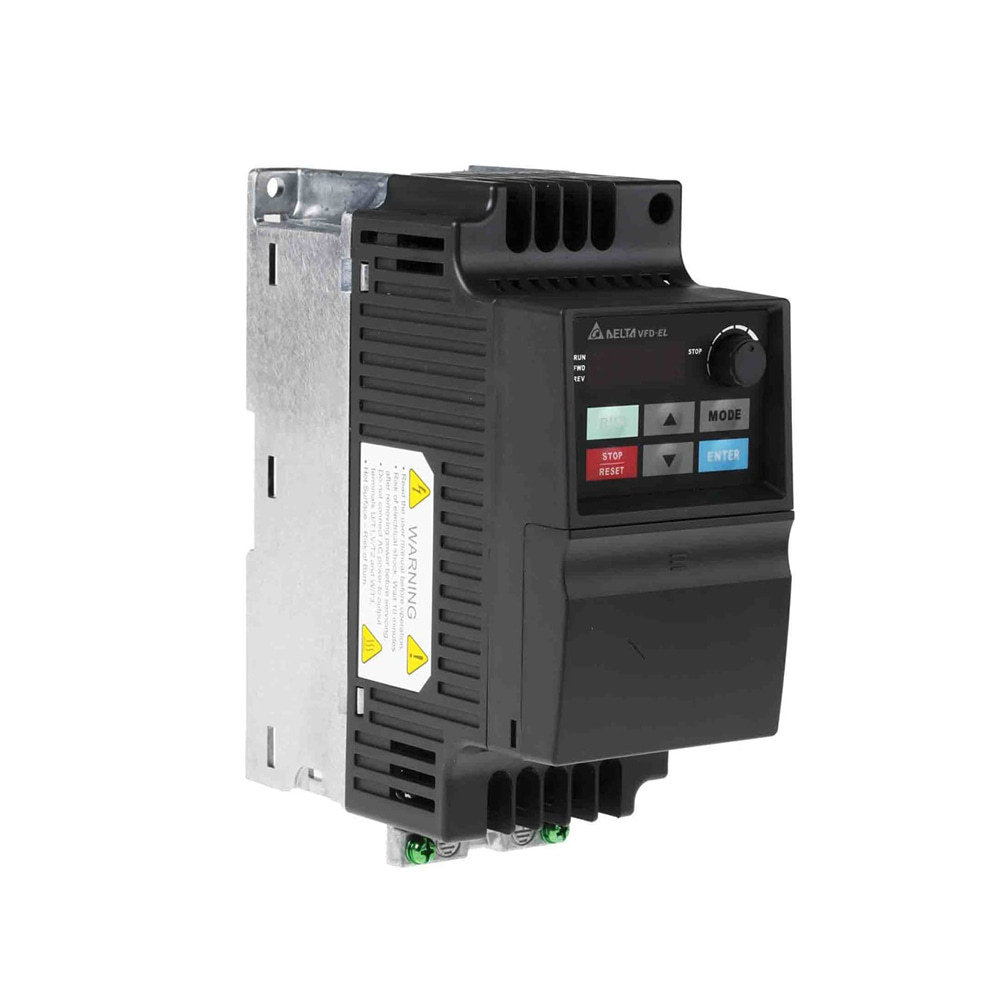 Delta VFD004EL43A VFD-EL Series 0.4kW (0.5HP) 3-Phase 460V Micro AC Drive,Industrial Automation Products - PLC, Drives & Controls,VFD004EL43A 0.4kW Micro AC Drive | Delta Automation Supplier