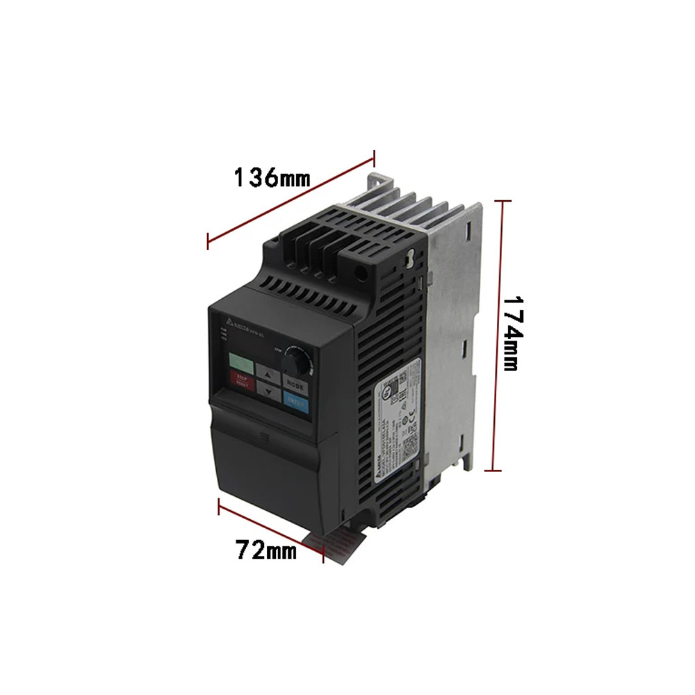 Delta VFD015EL43A VFD-EL Series 1.5kW 3 Phase 380-480V Micro AC Drive Inverter,Industrial Automation Products - PLC, Drives & Controls,VFD015EL43A 1.5kW 380V Inverter | Delta Automation Supplier