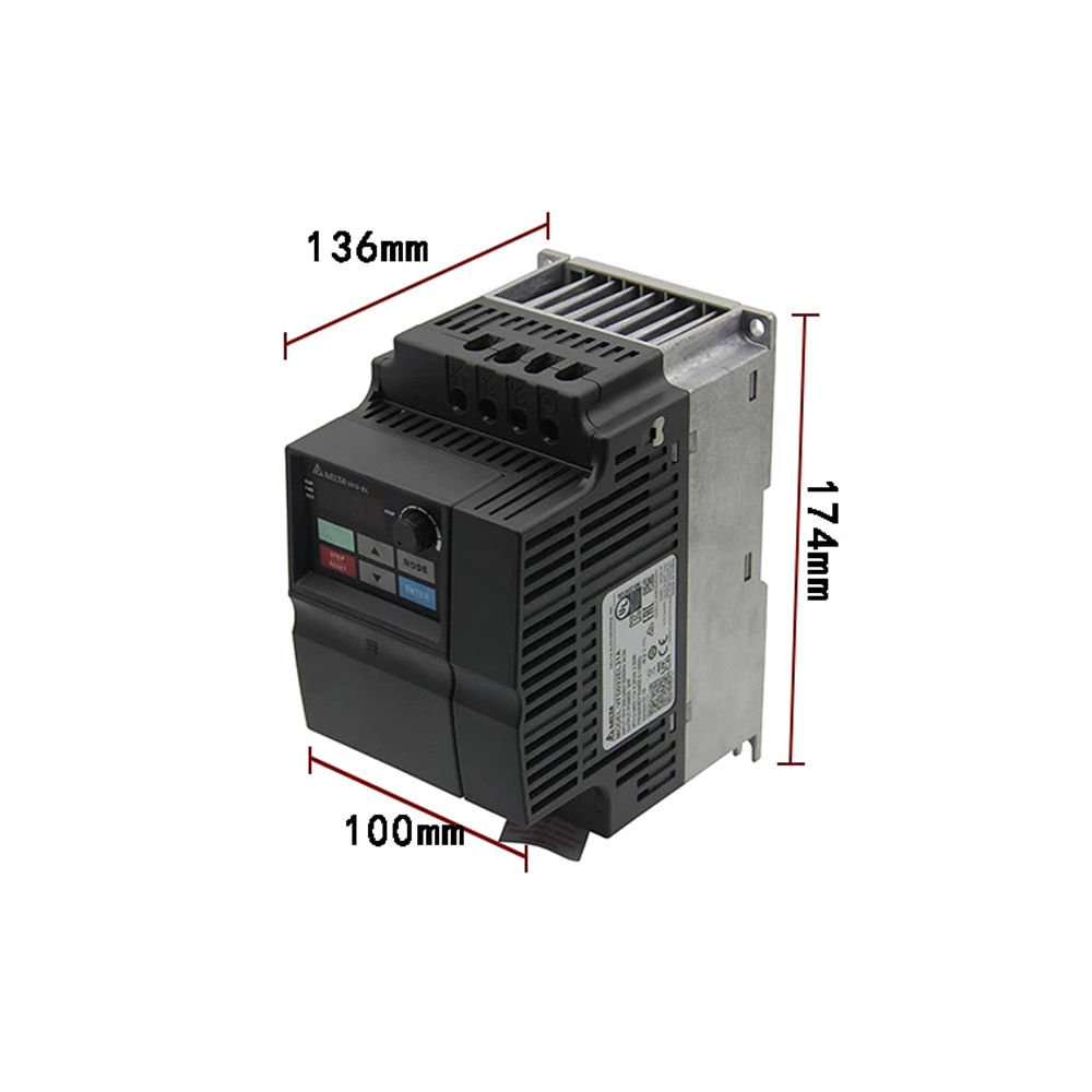 Delta VFD022EL21A VFD-EL Series 2.2kW (3HP) 1-Phase 230V Micro AC Drive,Industrial Automation Products - PLC, Drives & Controls,VFD022EL21A 2.2kW Micro AC Drive | Delta Automation Supplier