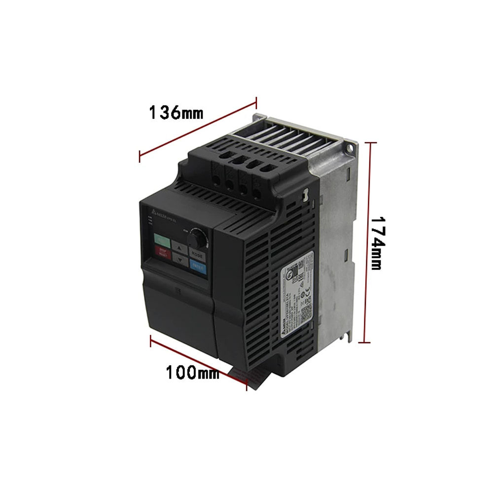 Delta VFD037EL43A VFD-EL Series 3.7kW 3 Phase 380-480V Micro AC Drive Inverter,Industrial Automation Products - PLC, Drives & Controls,VFD037EL43A 3.7kW 380V Inverter | Delta Automation Supplier