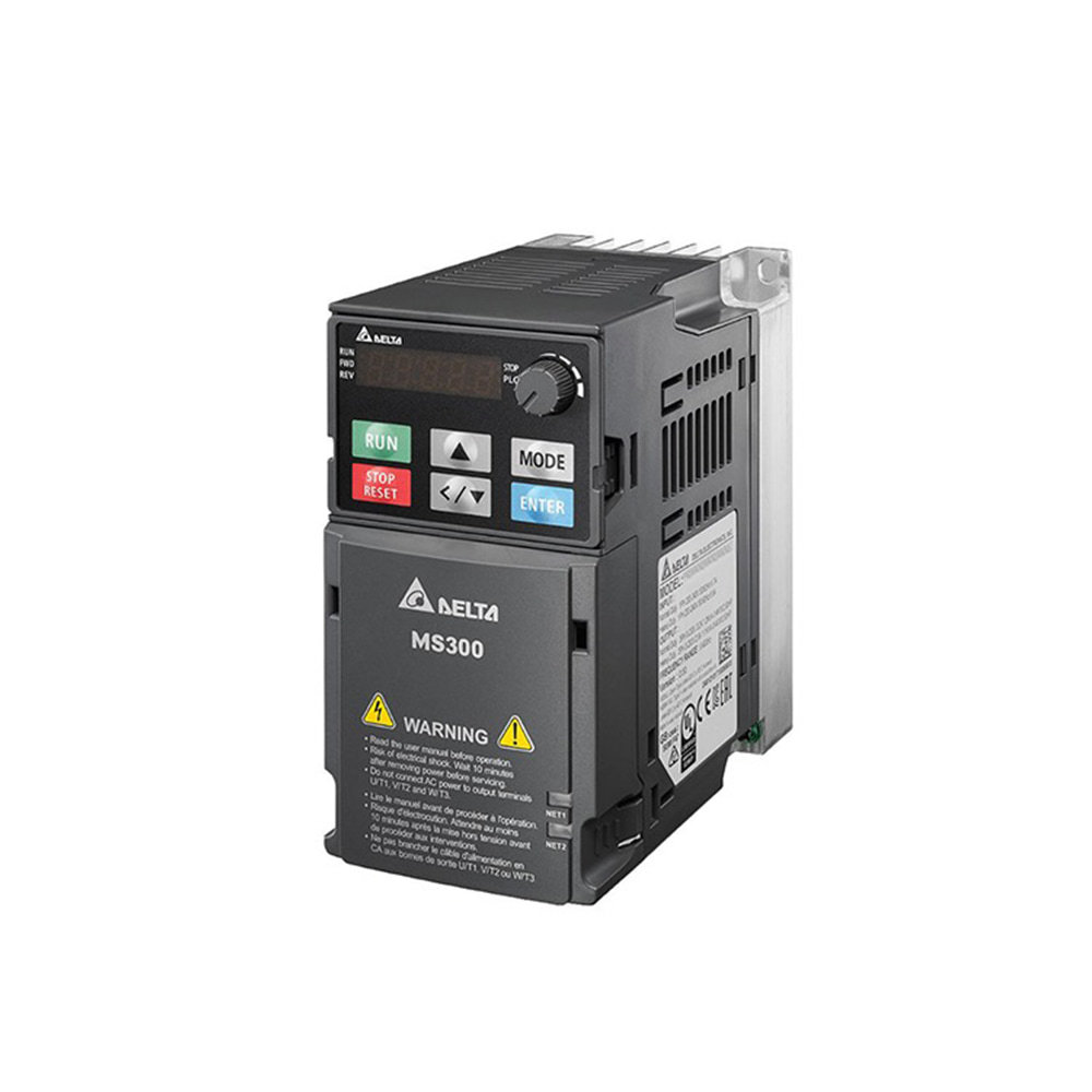 Delta VFD2A7MS43ANSAA MS300 Series 0.75kW 3 Phase 380-480V Compact AC Drive Inverter,Industrial Automation Products - PLC, Drives & Controls,VFD2A7MS43ANSAA 0.75kW 380V Inverter | Delta Automation Supplier