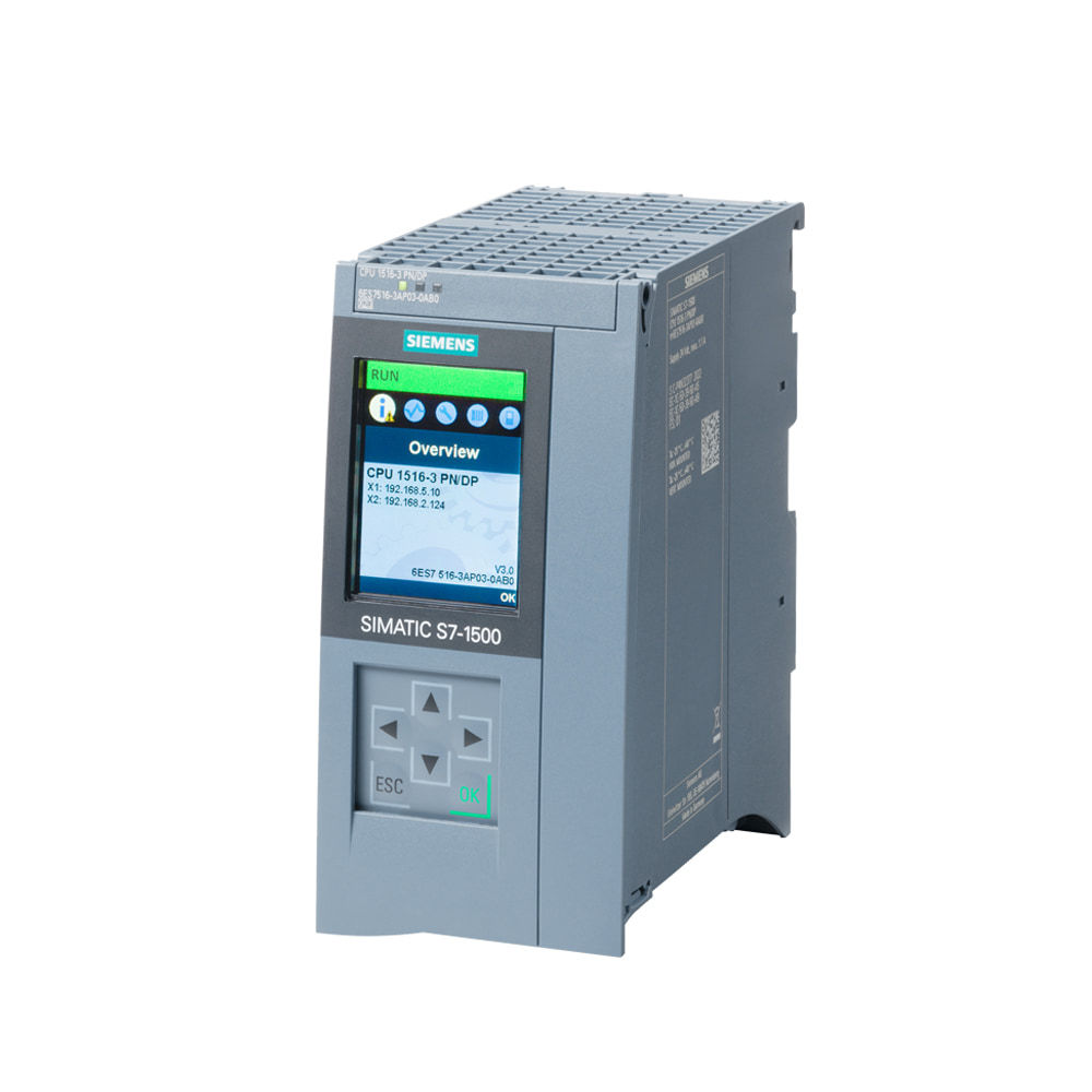Siemens 6ES7516-3AP03-0AB0 SIMATIC S7-1500 CPU 1516-3 PN/DP PLC Controller,Industrial Automation Products - PLC, Drives & Controls,6ES7516-3AP03-0AB0 Siemens S7-1500 CPU 1516-3 PN/DP Supplier
