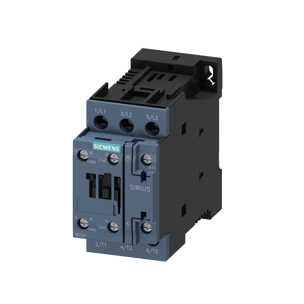 Siemens 3RT2025-1BB40 SIRIUS 3RT2 Power Contactor AC-3 17A 7.5kW 24V DC 3P 1NO+1NC S0 (Screw Terminal),Industrial Automation Products - PLC, Drives & Controls,3RT2025-1BB40 Siemens SIRIUS 3RT2 7.5kW 24V DC Contactor Supplier