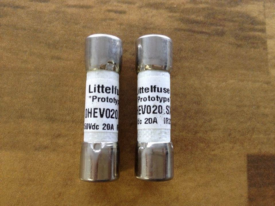 Imported Littelfuse Netlon OHEV020.SXC fuse 20A 10X38 fuse 450VDC