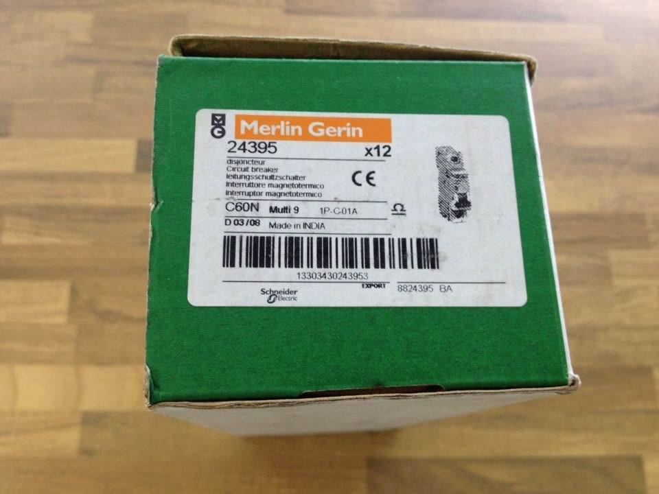 Schneider C1 1P1A C60N circuit breaker new genuine 24395