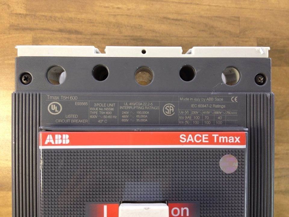 Original American T5H600 ABB circuit breaker 600A 3P