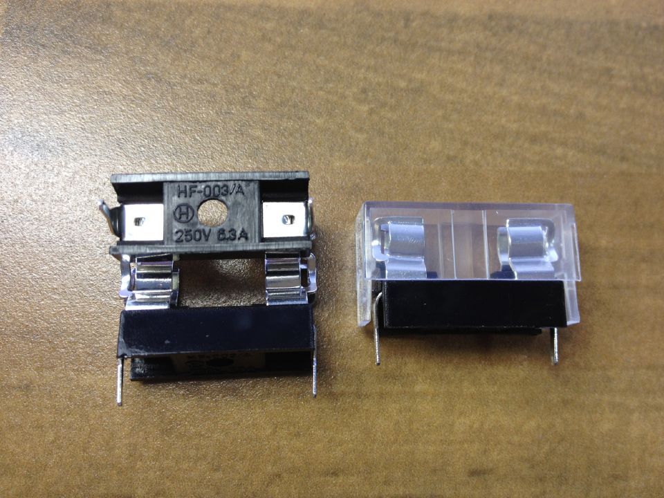 FUHHF-003-R HF-003A 6.3A 250V 5X20 circuit board socket fuse fuse