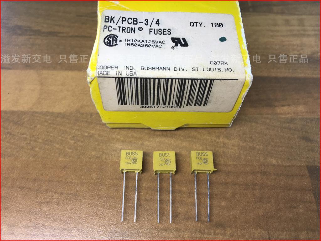 American Bussmann import fuse BK/PCB-3/4 insurance 250V