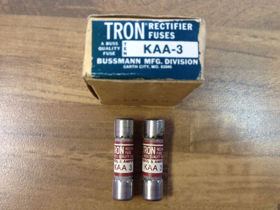 United States TRON KAA-3 Bussmann BUSS FUSE 10X38 fuse original authentic