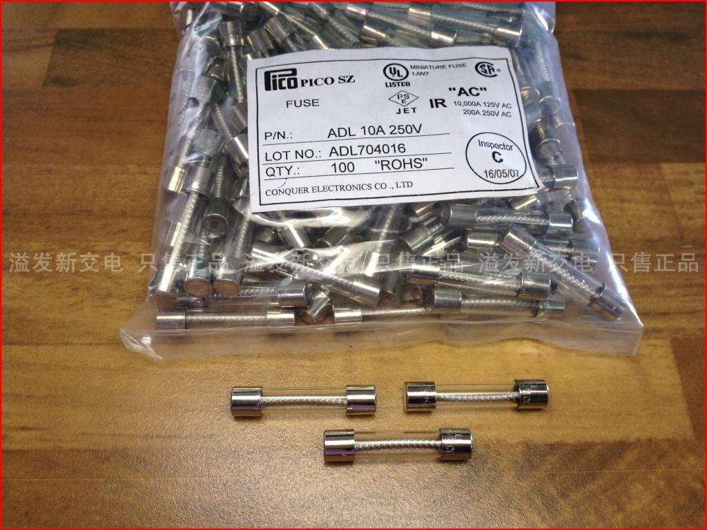 German ADL704016 10A 250V 6X30 ADL PICO imported glass fuse