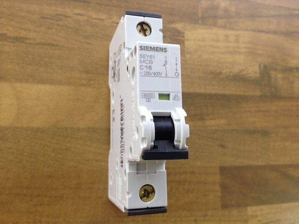 SIEMENS MBC C16A 5SY61 mini circuit breaker black series 1P16A air switch