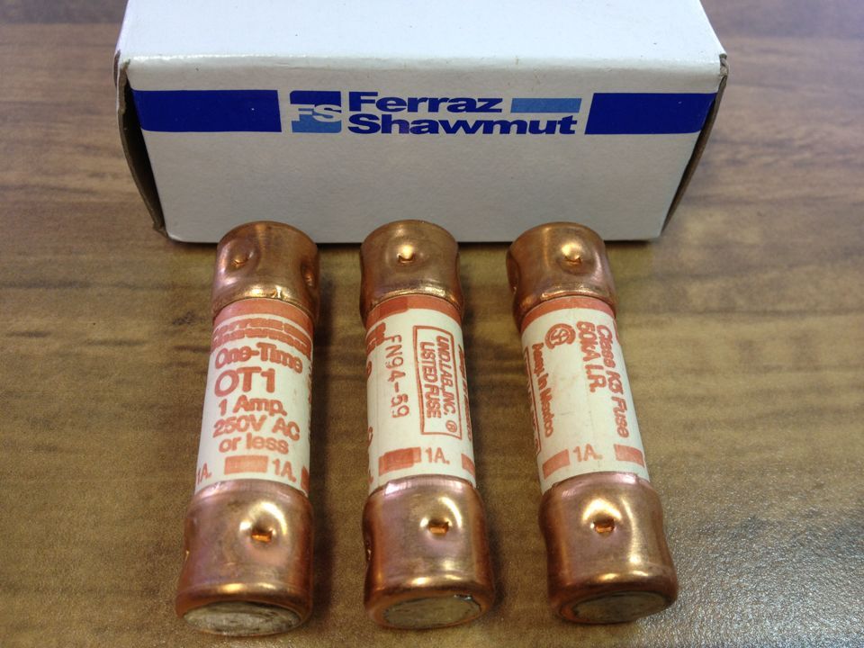 Ferraz OT1 insurance 1A250V Rowland faray one-Time Fuses 14x51