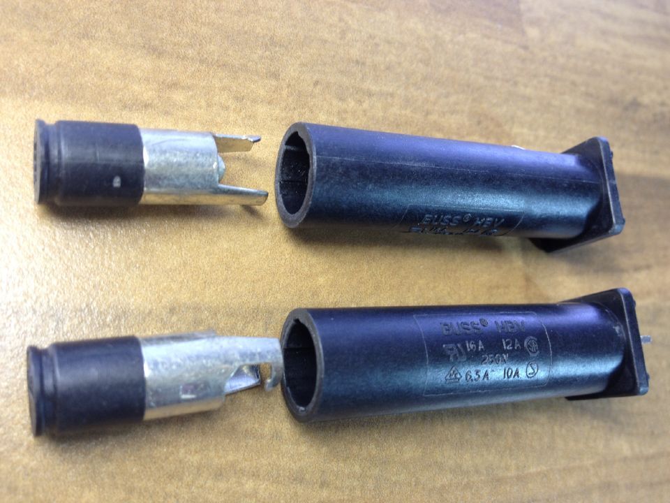 The United States Bussmann BUSS HBV BK/HBV-I-R 6X30MM 6X32MM import fuseholders