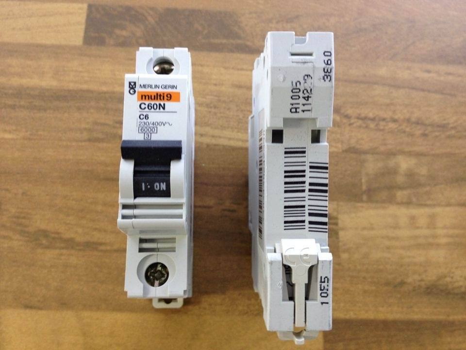 Schneider C6 1P6A C60N circuit breaker new genuine 24239