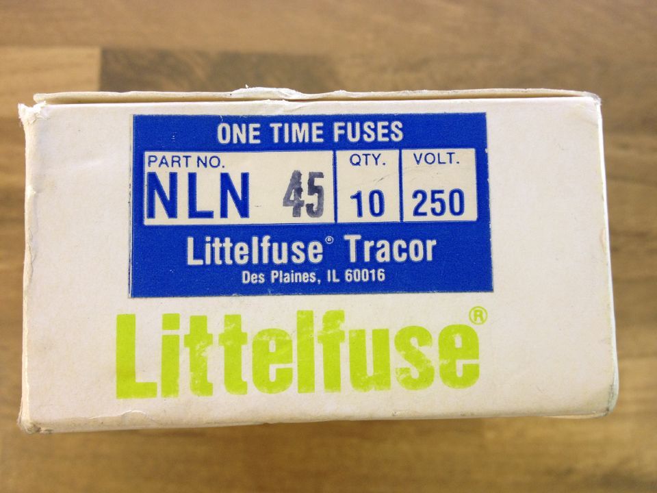 The United States Litteifuse Netlon NLN45 fuse 250V genuine original