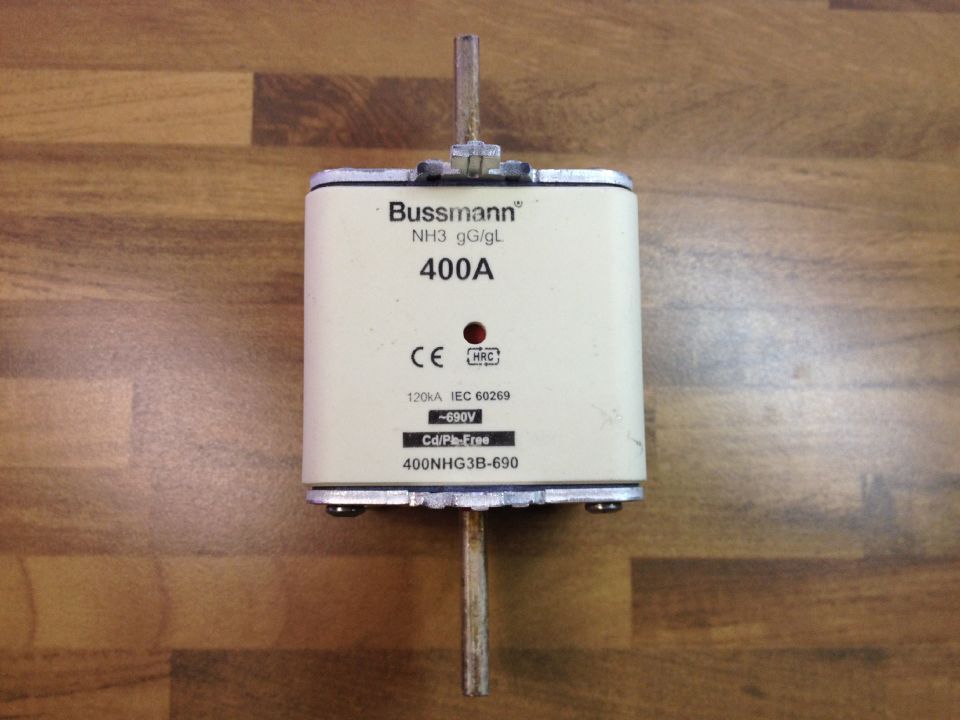 American 400NHG3B-690 BUSS Bussmann fuse 400A 690V NH3