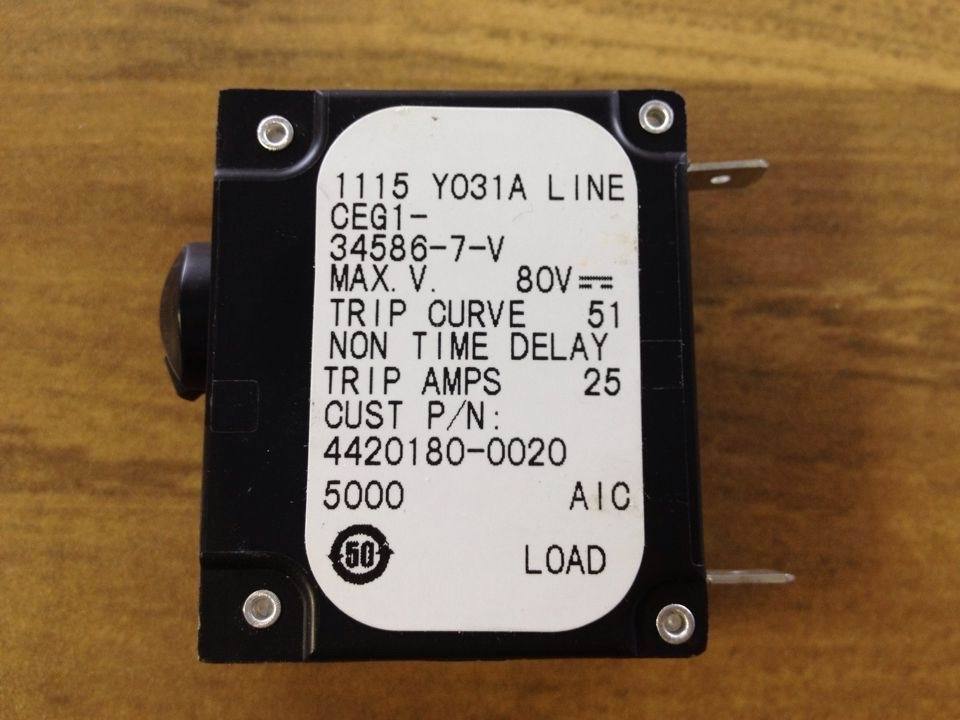 The United States AIRPAX CEG1-34586-7-V - Ebers breaker 1P20A DC80V genuine original